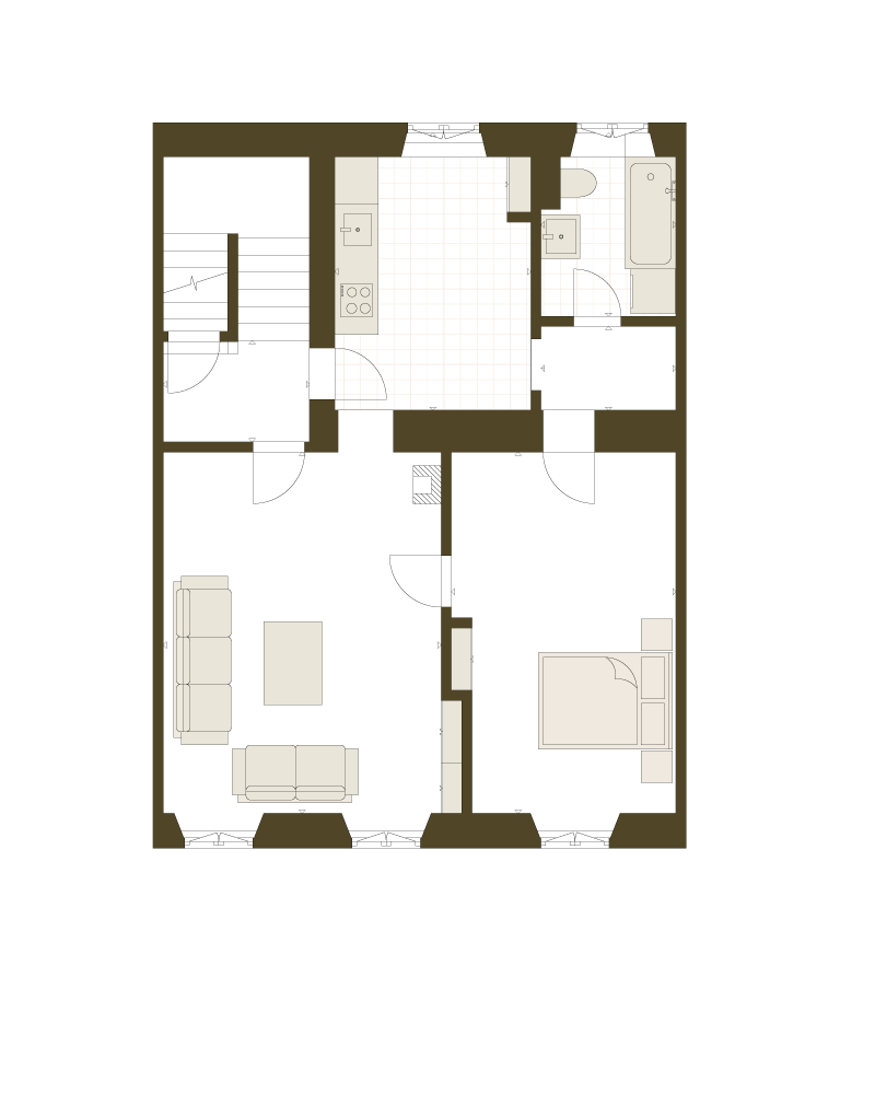 Immeuble / Château-d'Oex - niv 1er